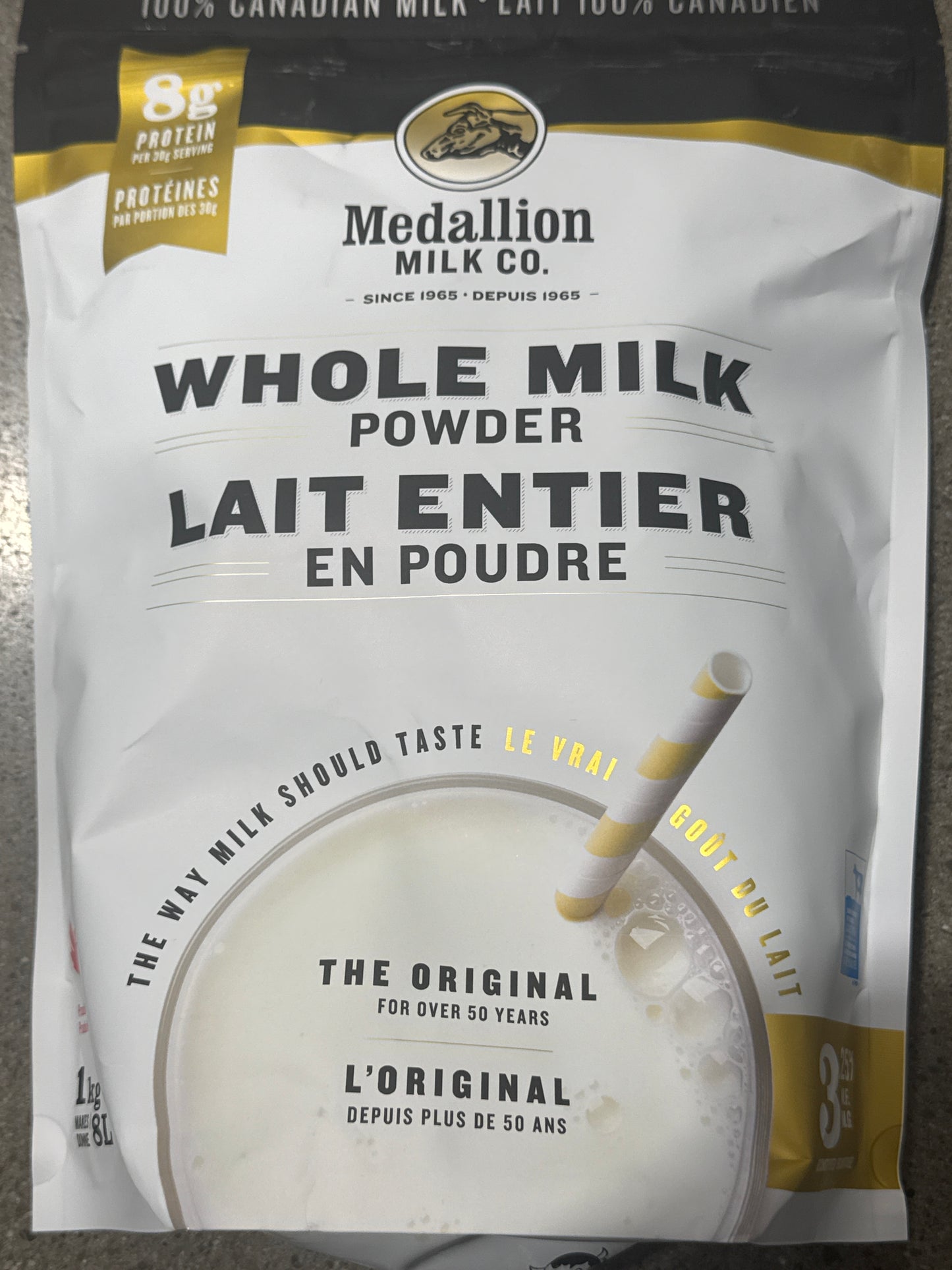 Medallion Milk Whole Milk Powder 1kg