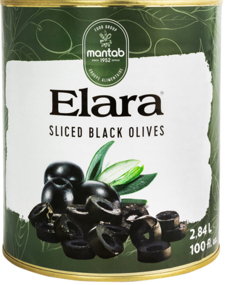 Elara Sliced Black Olives
2.84 L