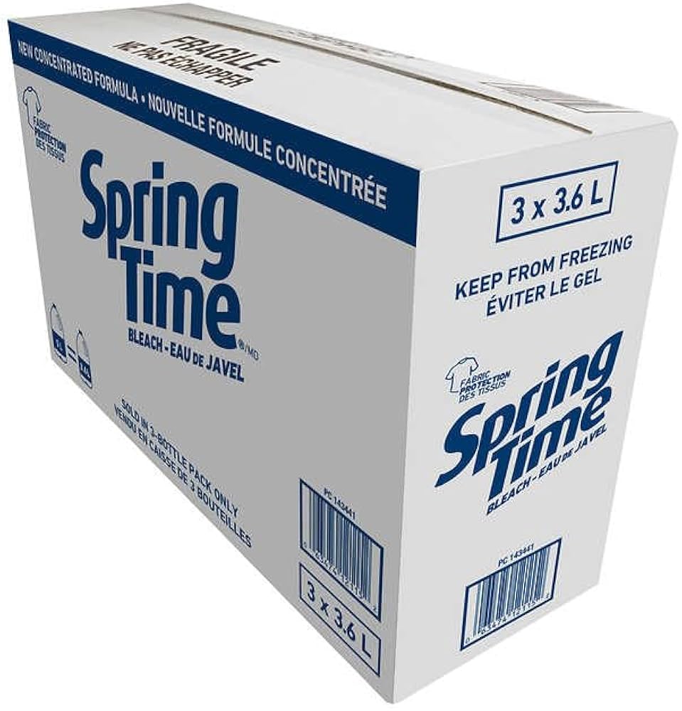 SPRINGTIME
BLEACH
3 x 3.6 L