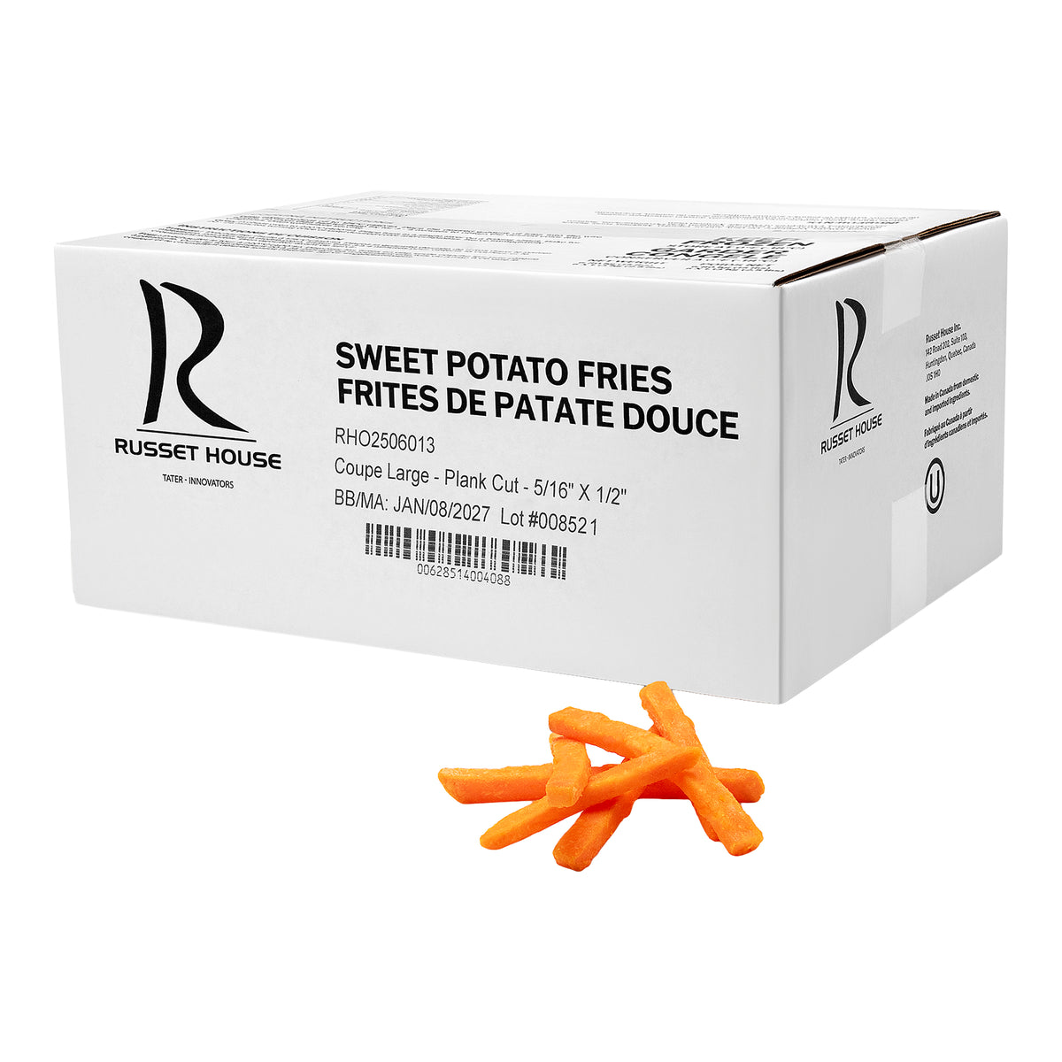 Russet House Sweet Potato Fries (6 × 1.13 kg)
