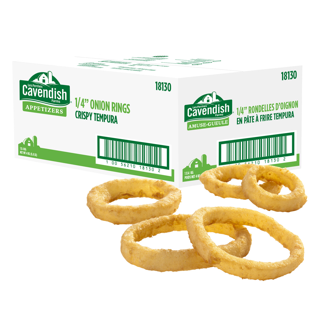 Cavendish Farms Tempura Onion Rings – 4 kg