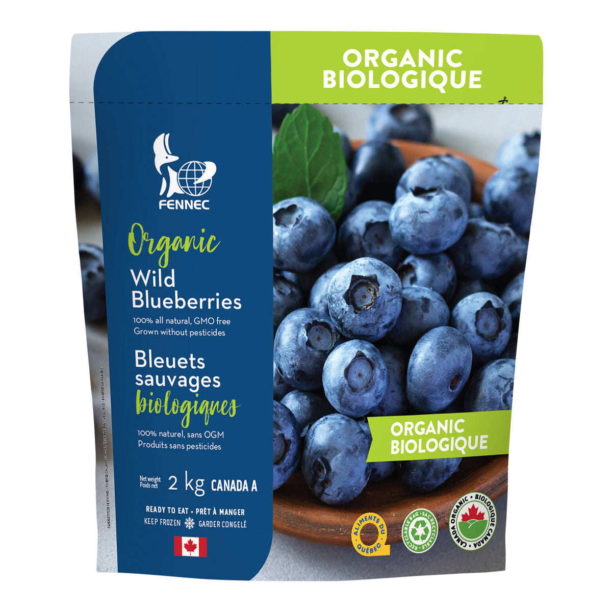 Fennec Organic Wild Blueberries
2 kg