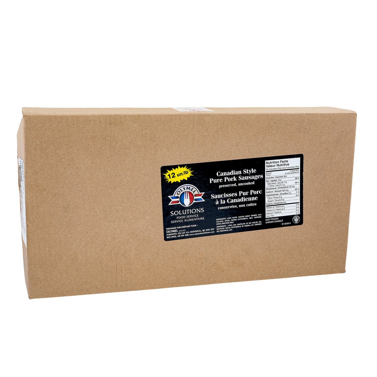 OLYMEL
PORK SAUSAGES
5 kg