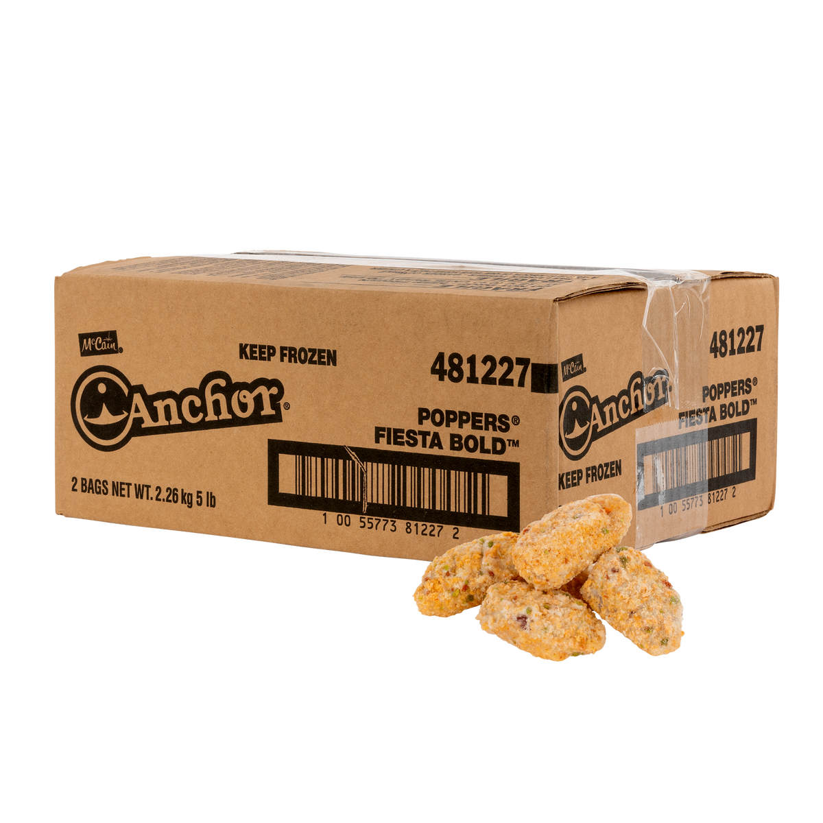 MCCAIN ANCHOR
FIESTA BOLD POPPERS
2.26 kg