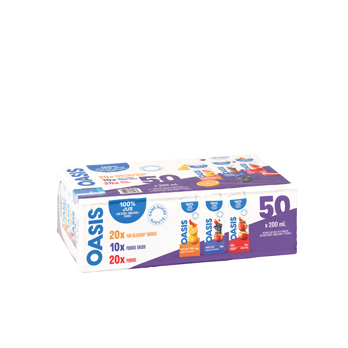 Oasis Assorted Juices (50 × 200 mL)