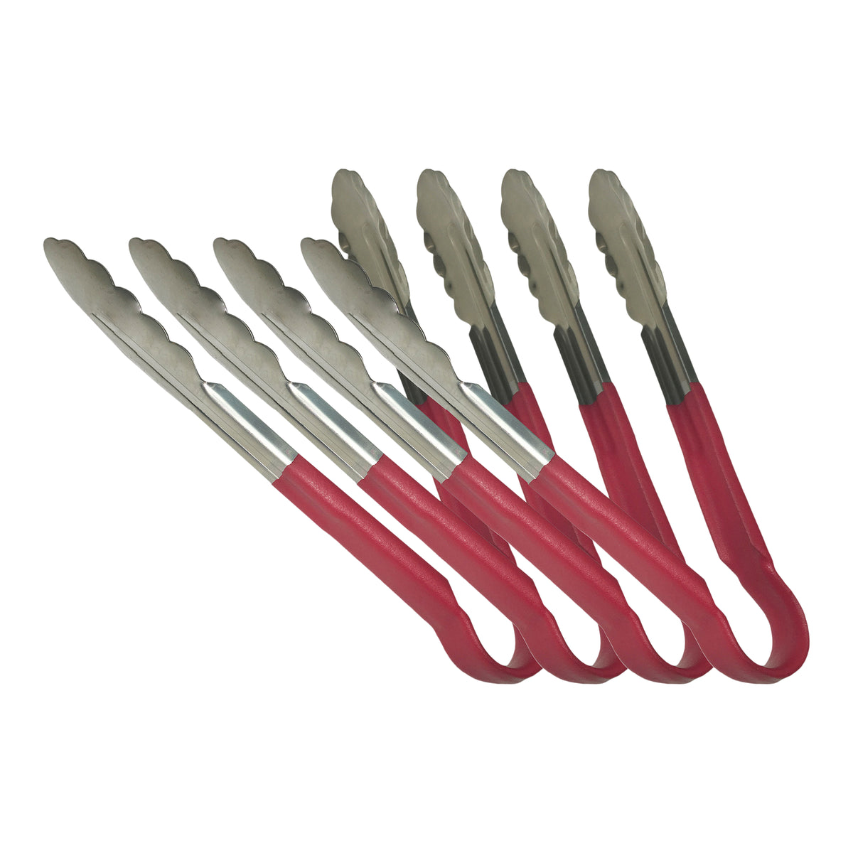 Sagetra Plastic Coated Red Utility Tongs 30.48 cm (12 in)
Pack of 4