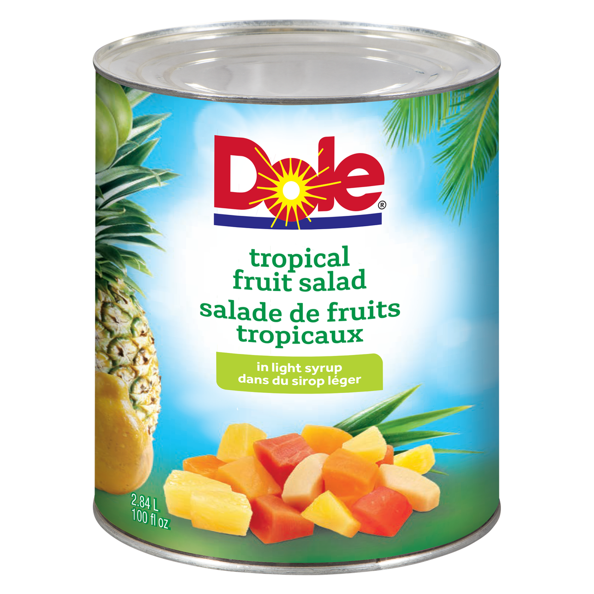 Dole Tropical Fruit Salad in Light Syrup
2.84 L