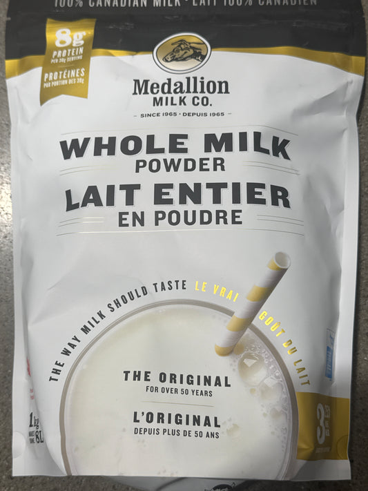 Medallion Milk Whole Milk Powder 1kg