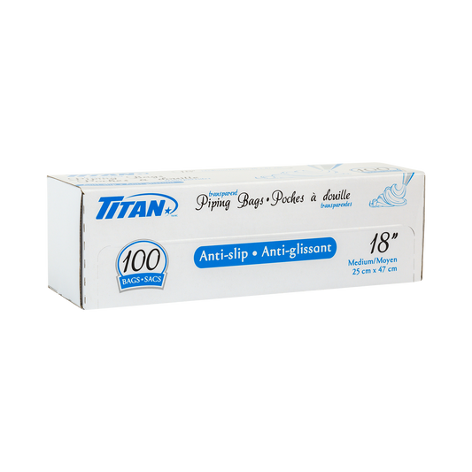 Titan Piping bags 18 in
Pack of 100