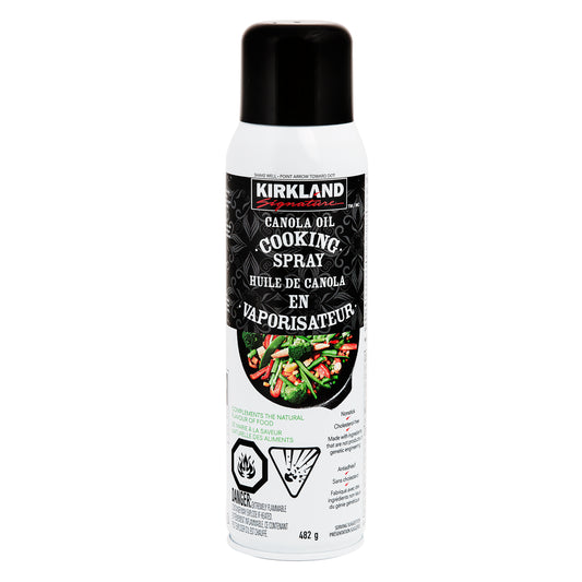 Kirkland Signature Canola Oil Cooking Spray, 2 × 482 g