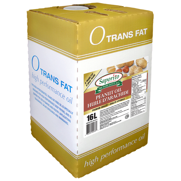 Saporito Peanut Oil, 16 L
