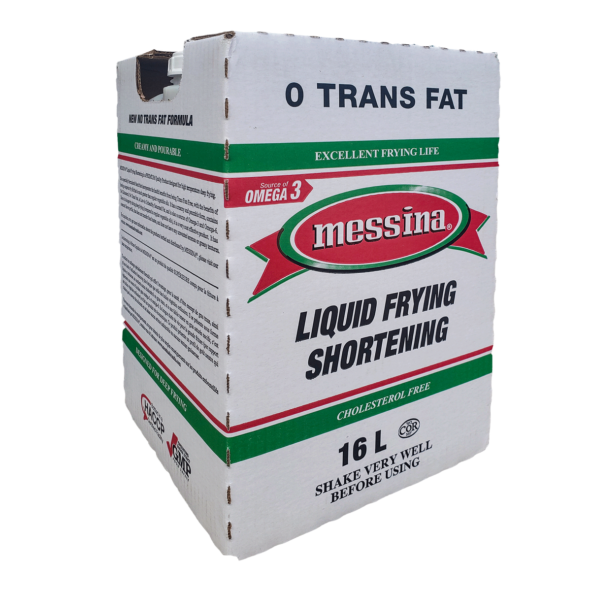 Messina Liquid Fry Shortening, 16 L