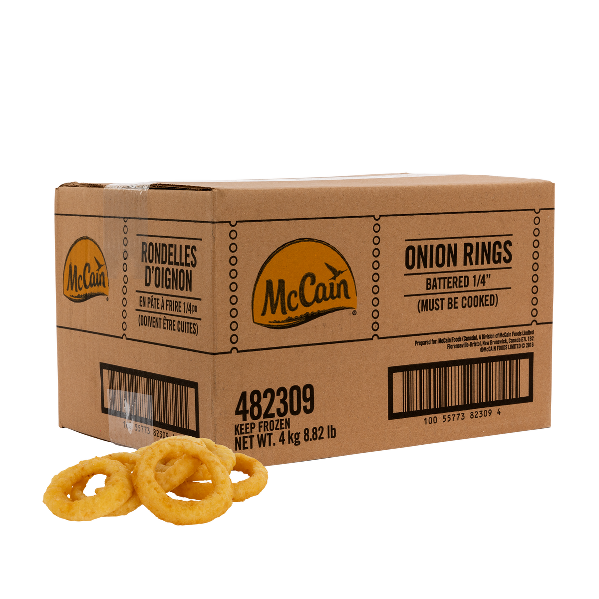 McCain Onion Rings 1/4″ – 4 kg