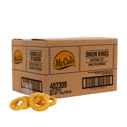 McCain Onion Rings 1/4″ – 4 kg