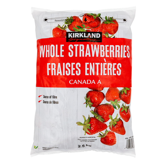 Kirkland Signature Grade A Frozen Whole Strawberries
2.5 kg