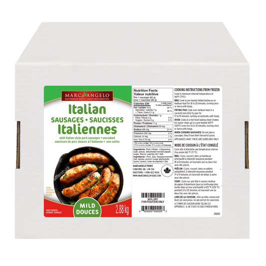 Marc Angelo Mild Italian Sausages
2.88 kg