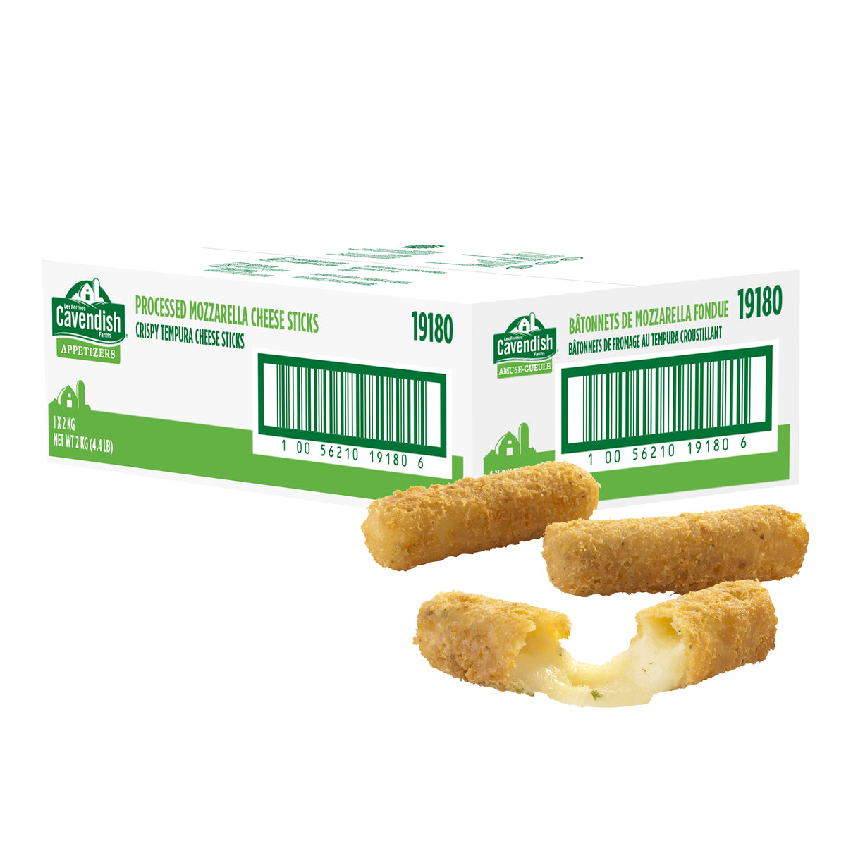CAVENDISH FARMS
TEMPURA MOZZA STICKS
2 kg