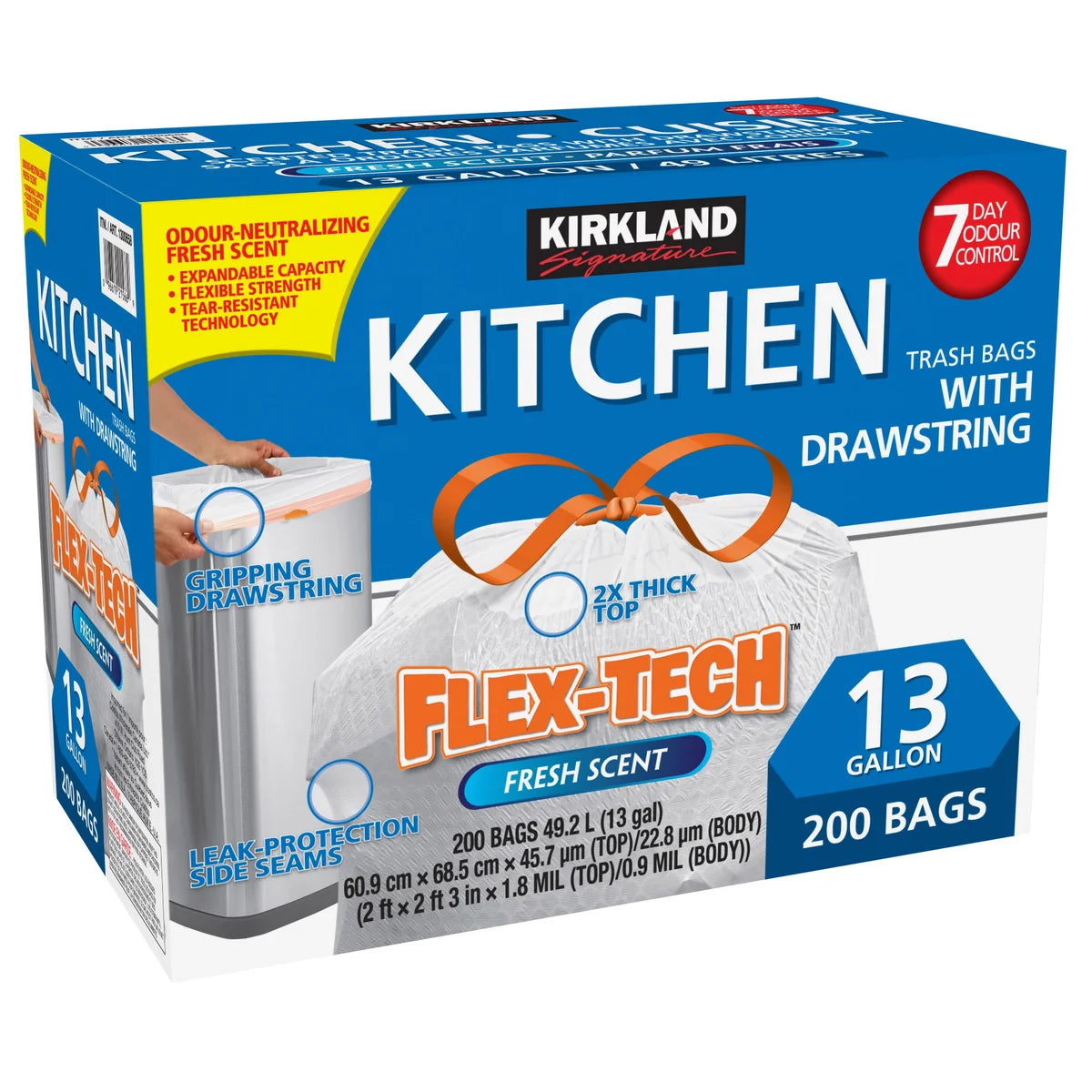 Kirkland Signature Scented Kitchen Bags, Pack of 200