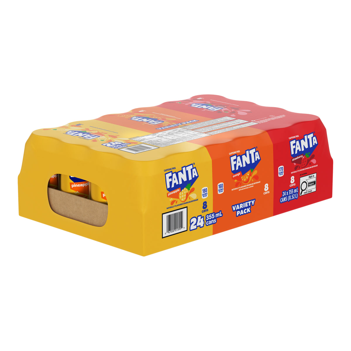 Fanta Variety Pack, 24 × 355 mL