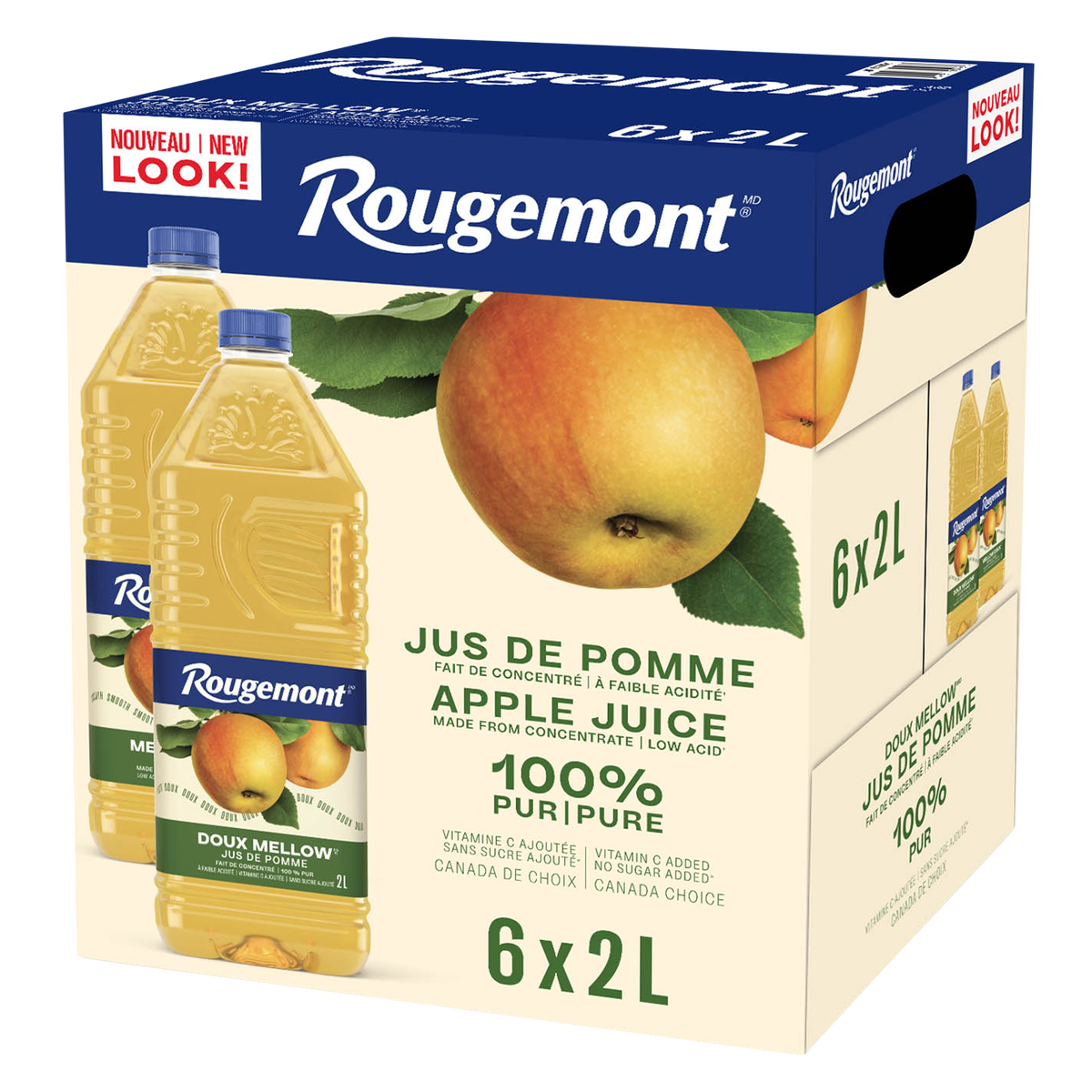 Rougemont Apple Juice — 6 × 2 L