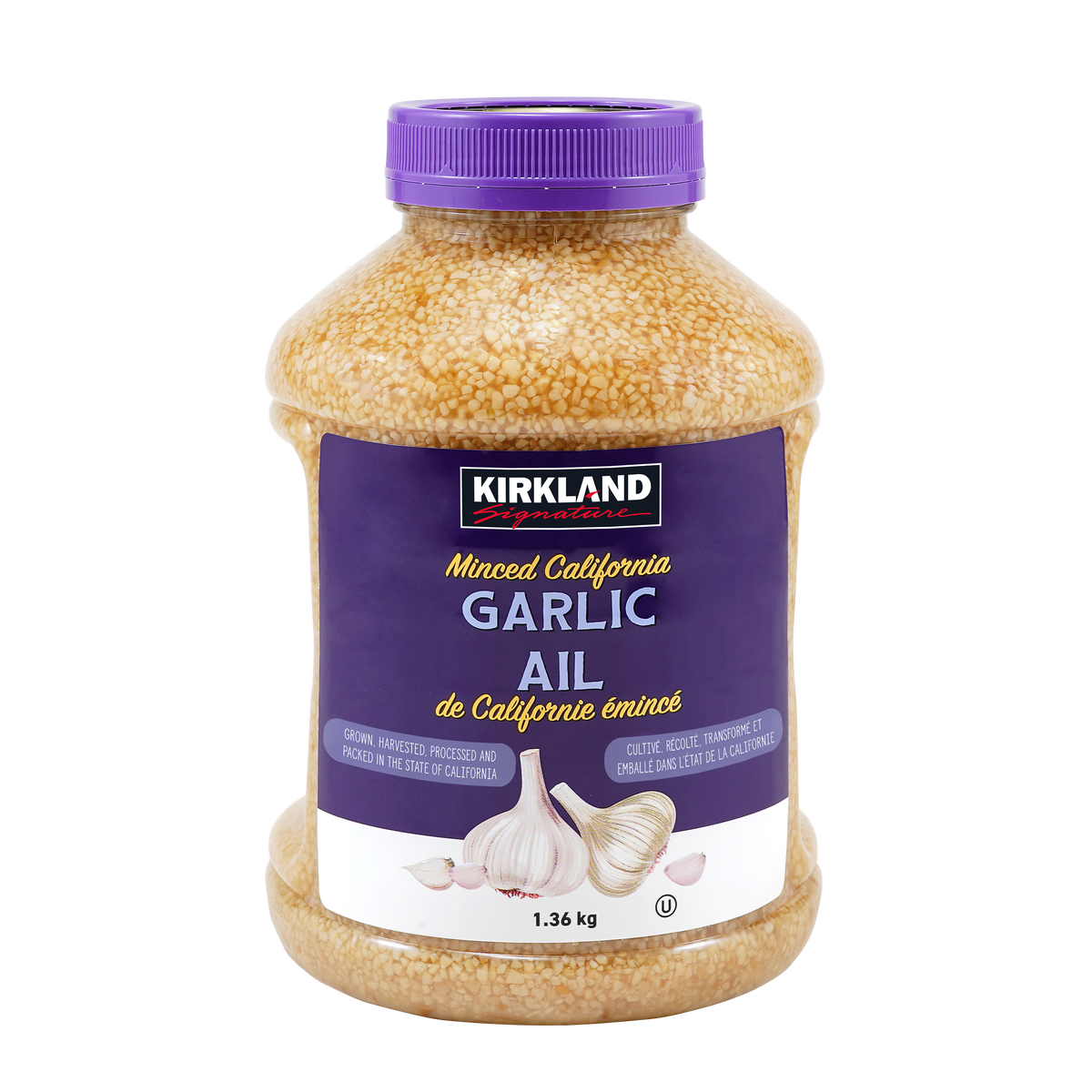 Kirkland Minced Garlic, 1.36 kg
