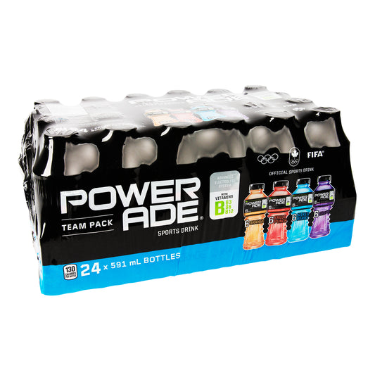POWERADE
SPORTS DRINK
X
24 x 591 mL