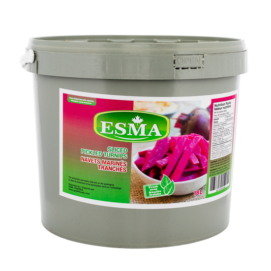 Esma Sliced Pickled Turnips
18 L