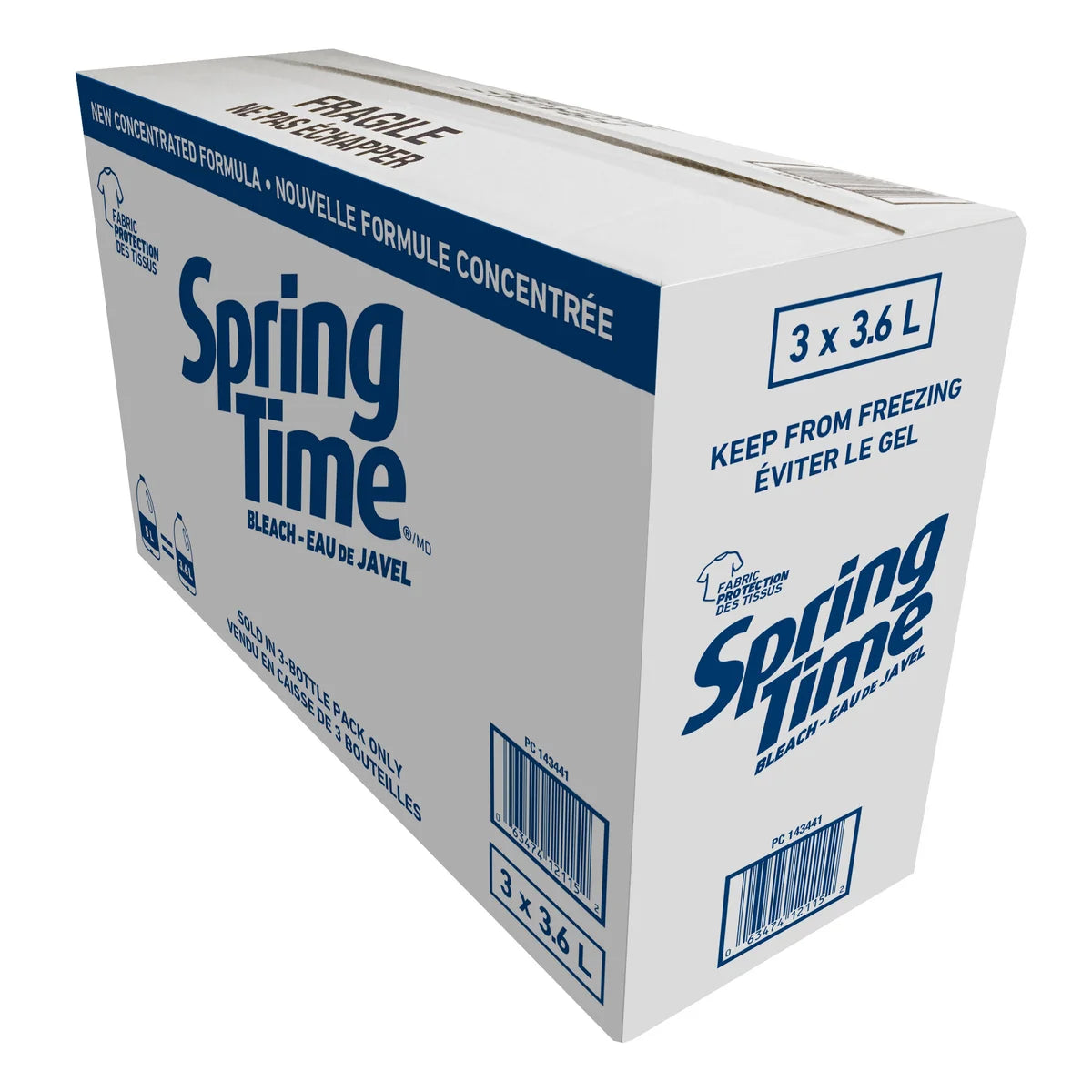 Springtime Bleach, 3 x 3.6 L