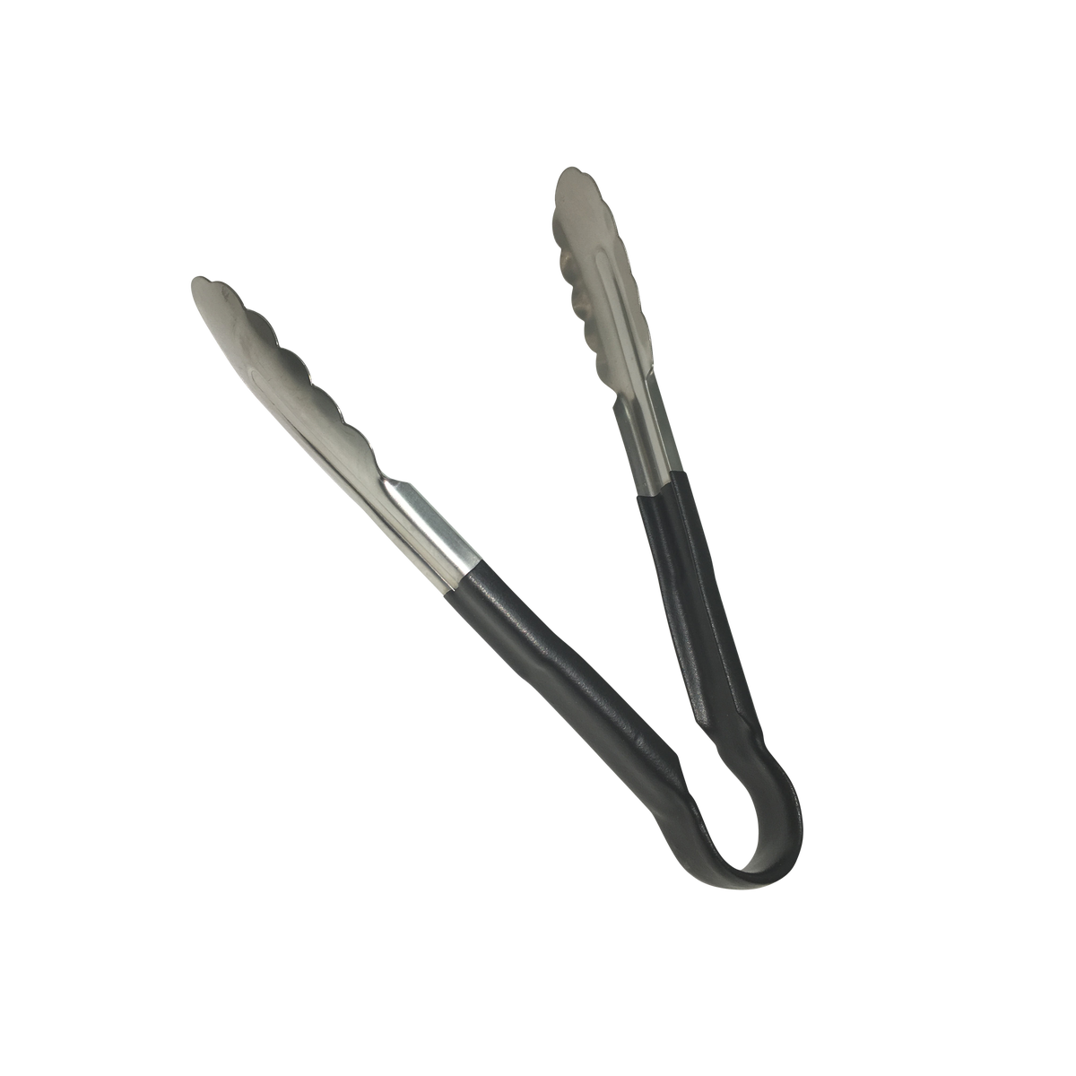 Sagetra Plastic Coated Black Utility Tongs 9 in (22.86 cm) 4 pack