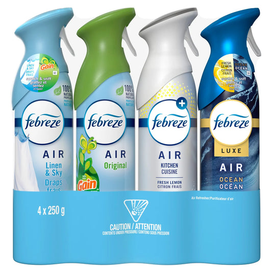 Febreze Air Refresher, Variety Pack, 4-count