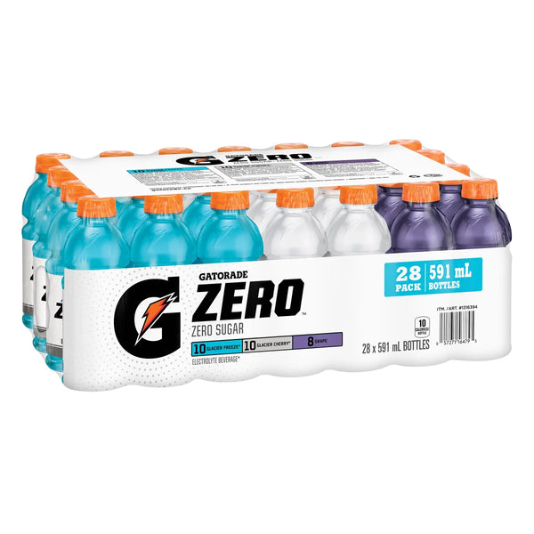 Gatorade Zero Variety Pack 591 mL, 28-pack