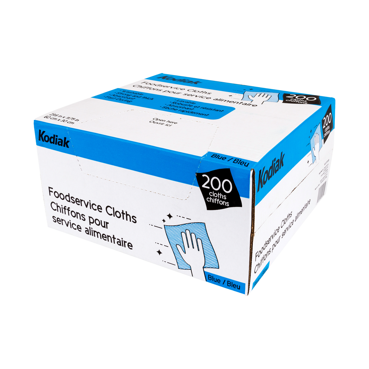 Kodiak Foodservice Blue Cloths
Pack of 200