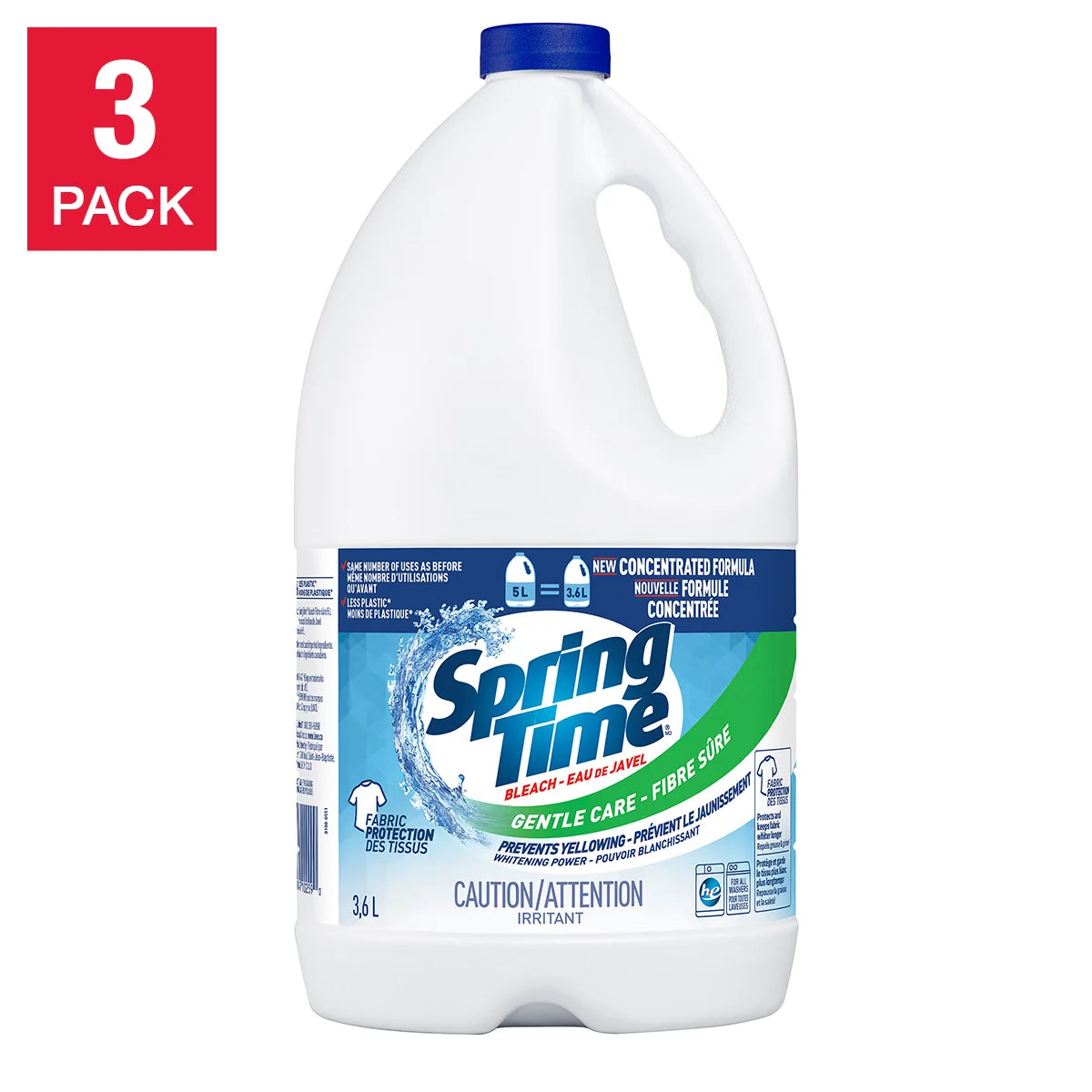 Springtime Bleach, 3 x 3.6 L