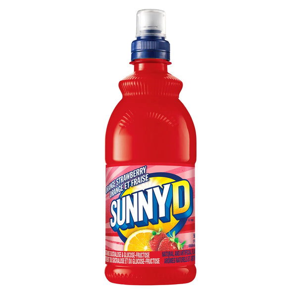 Sunny D, Orange Strawberry, 500 mL, 12-pack